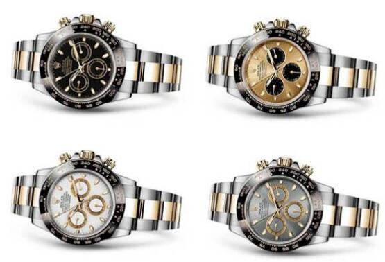 Swiss duplication watches offer different dials.